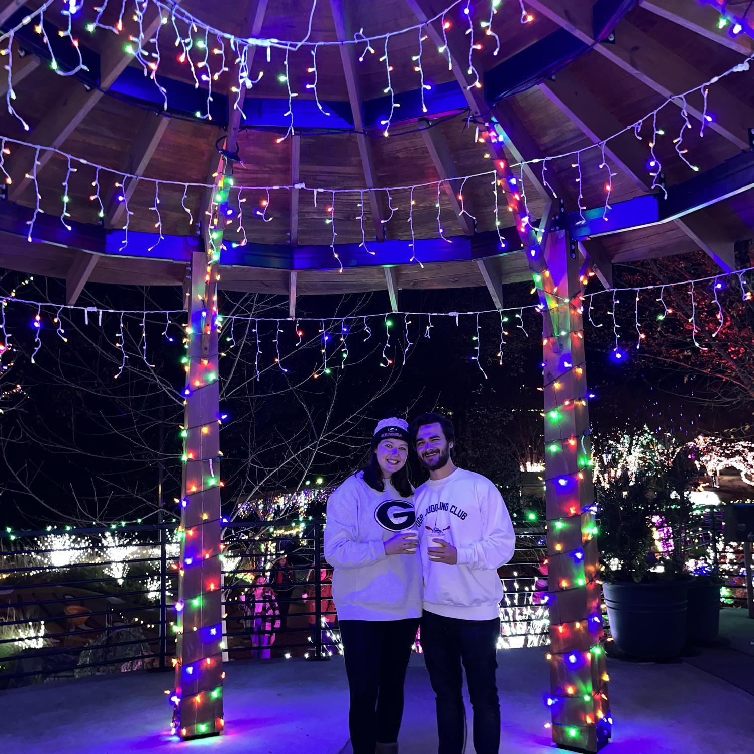 Christmas lights in the Georgia state Botanical Gardens. 12/10/22