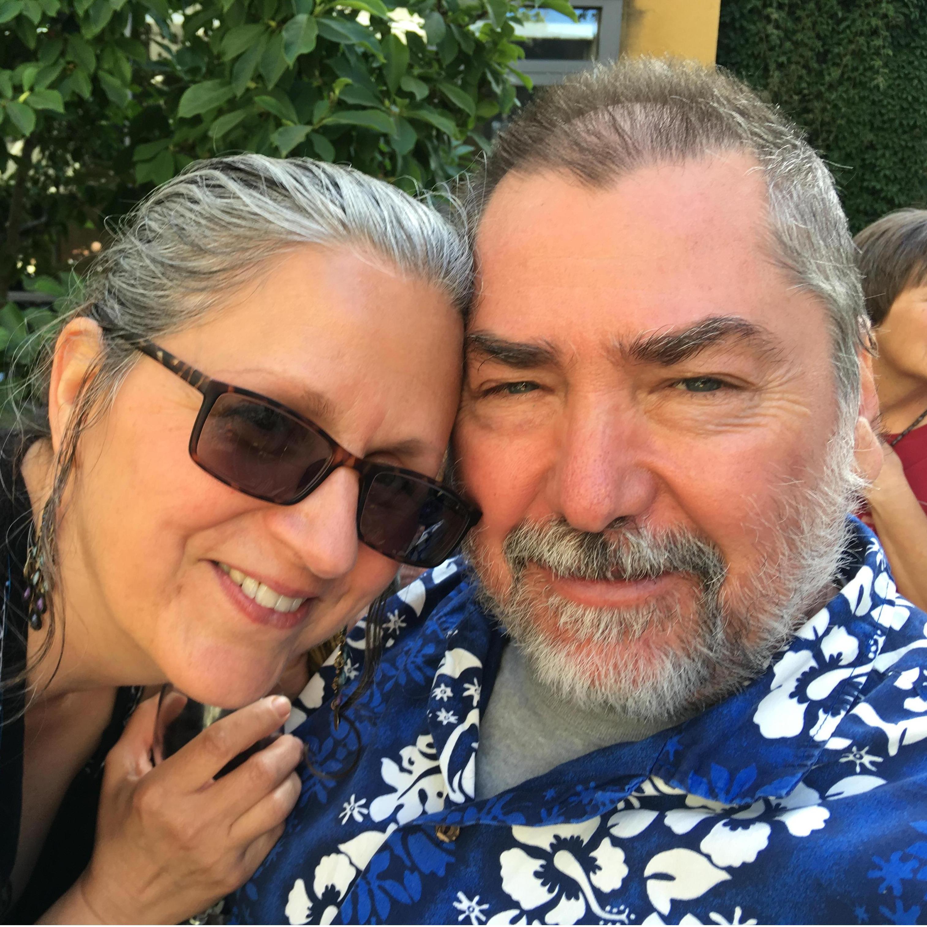 Celebrating Monique's Fifty-First birthday with the Unisurfalists at the Unitarian Universalist Congregation in Santa Rosa. Dancing and music are our favorite things.