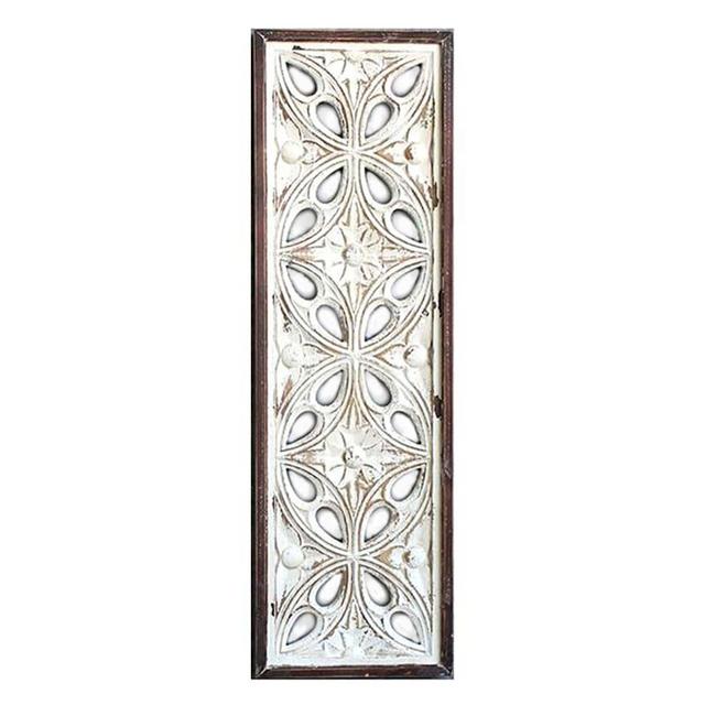10X32 Wood Curved White Panel