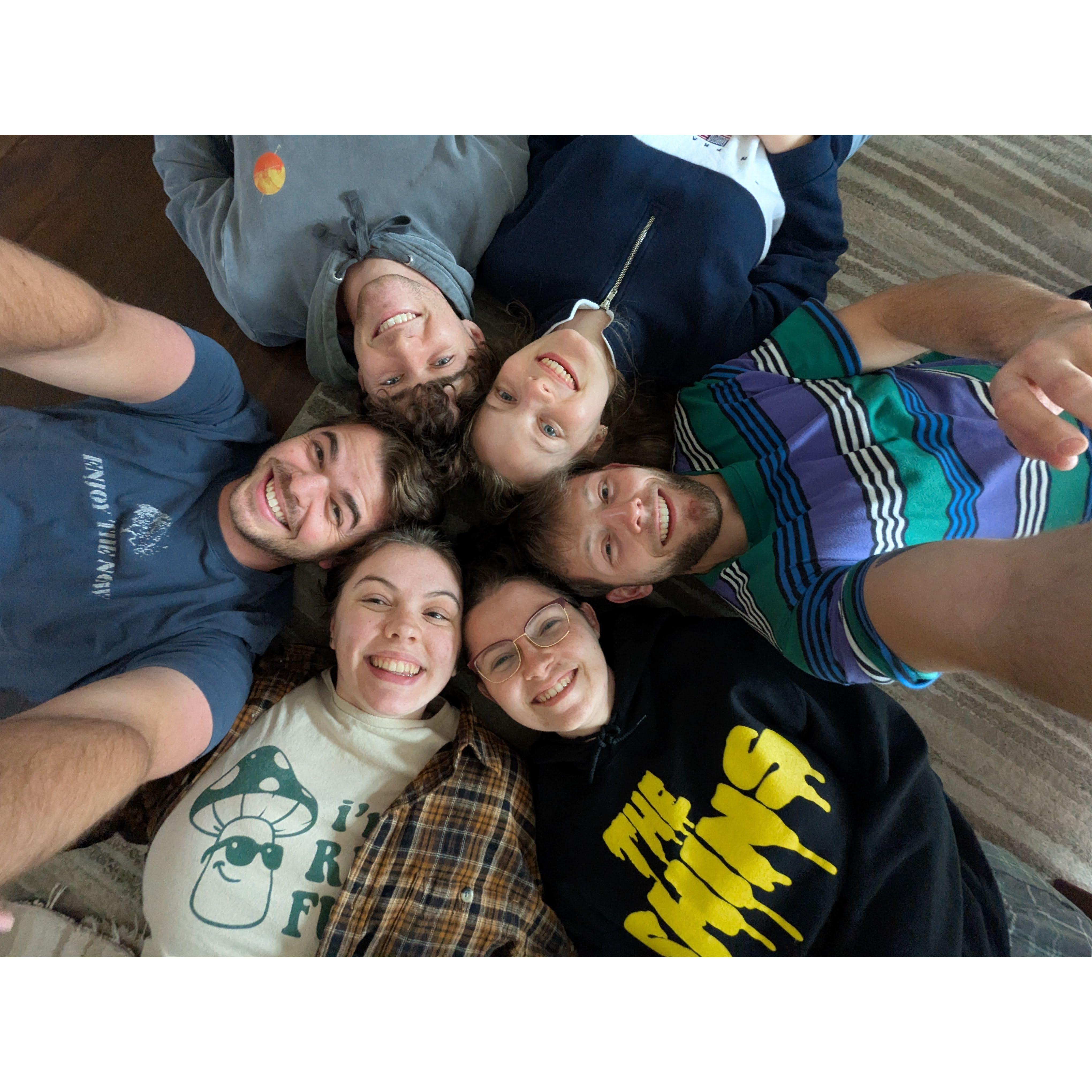 Spending our first New Year's Eve with some of Danny's close friends