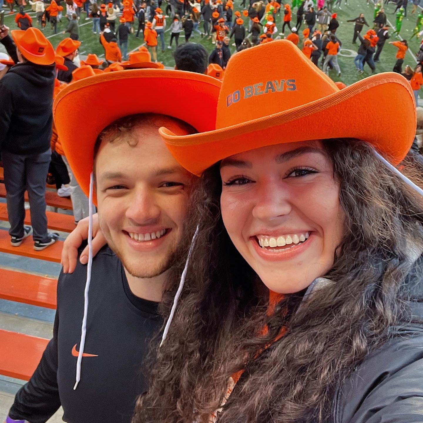 Experiencing the Beavs winning the Civil War firsthand!