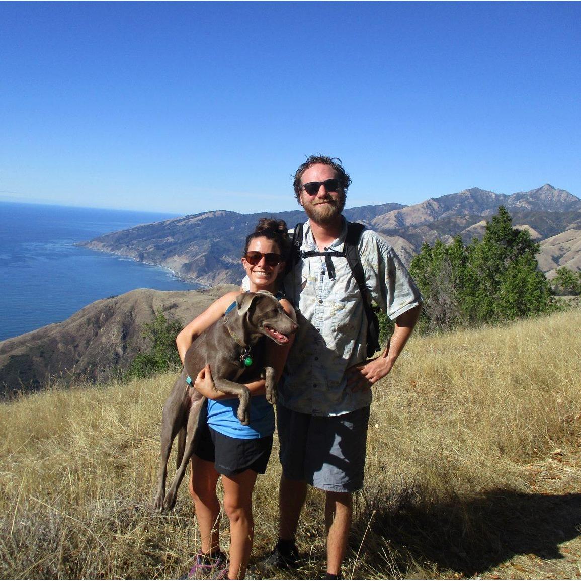 Hiking in Big Sur.