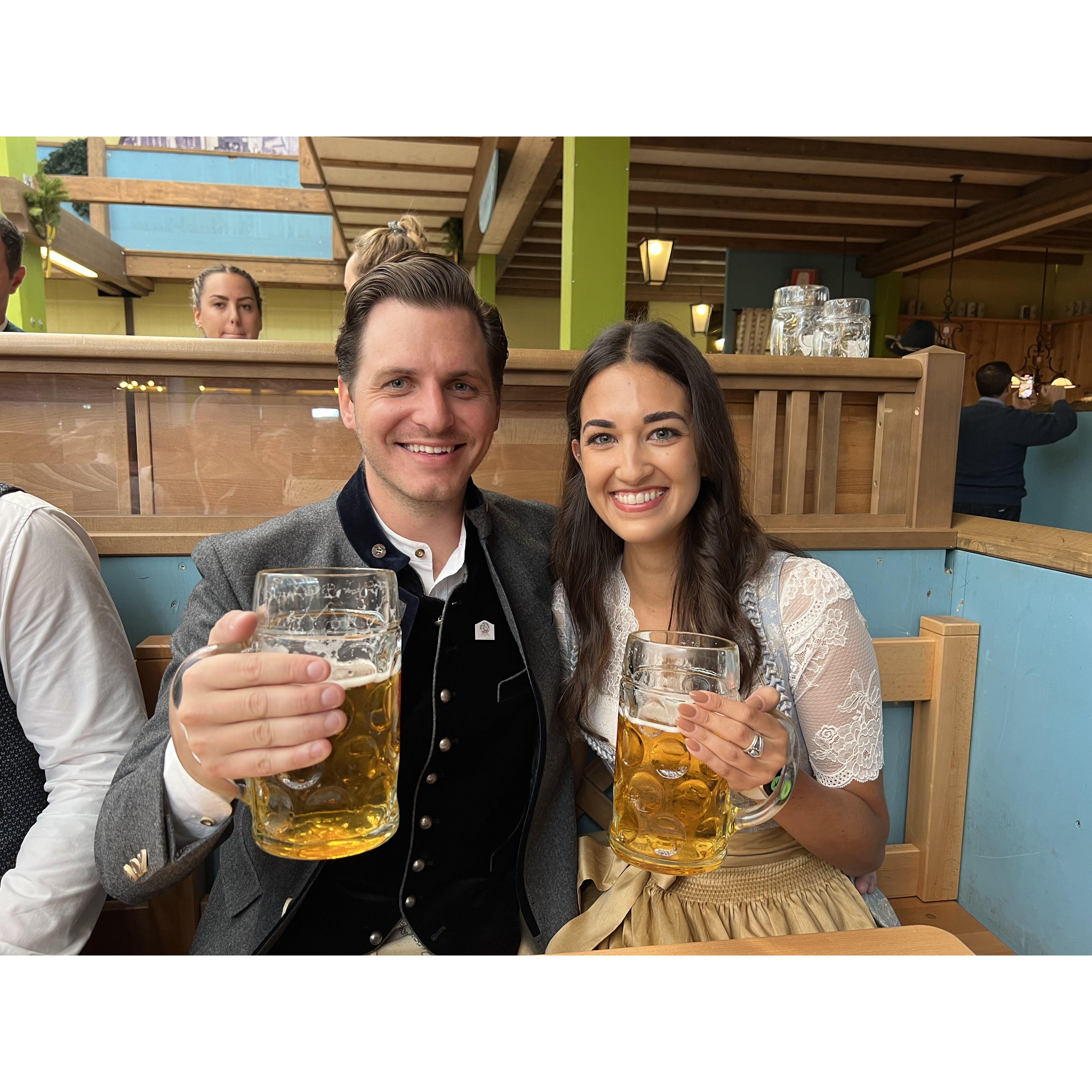 Christine's first Oktoberfest