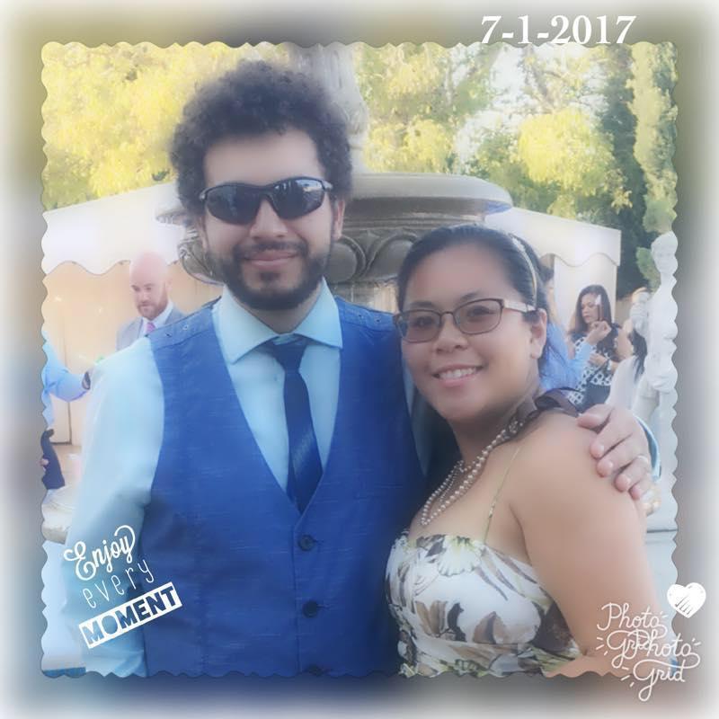 At my cousin's wedding.
