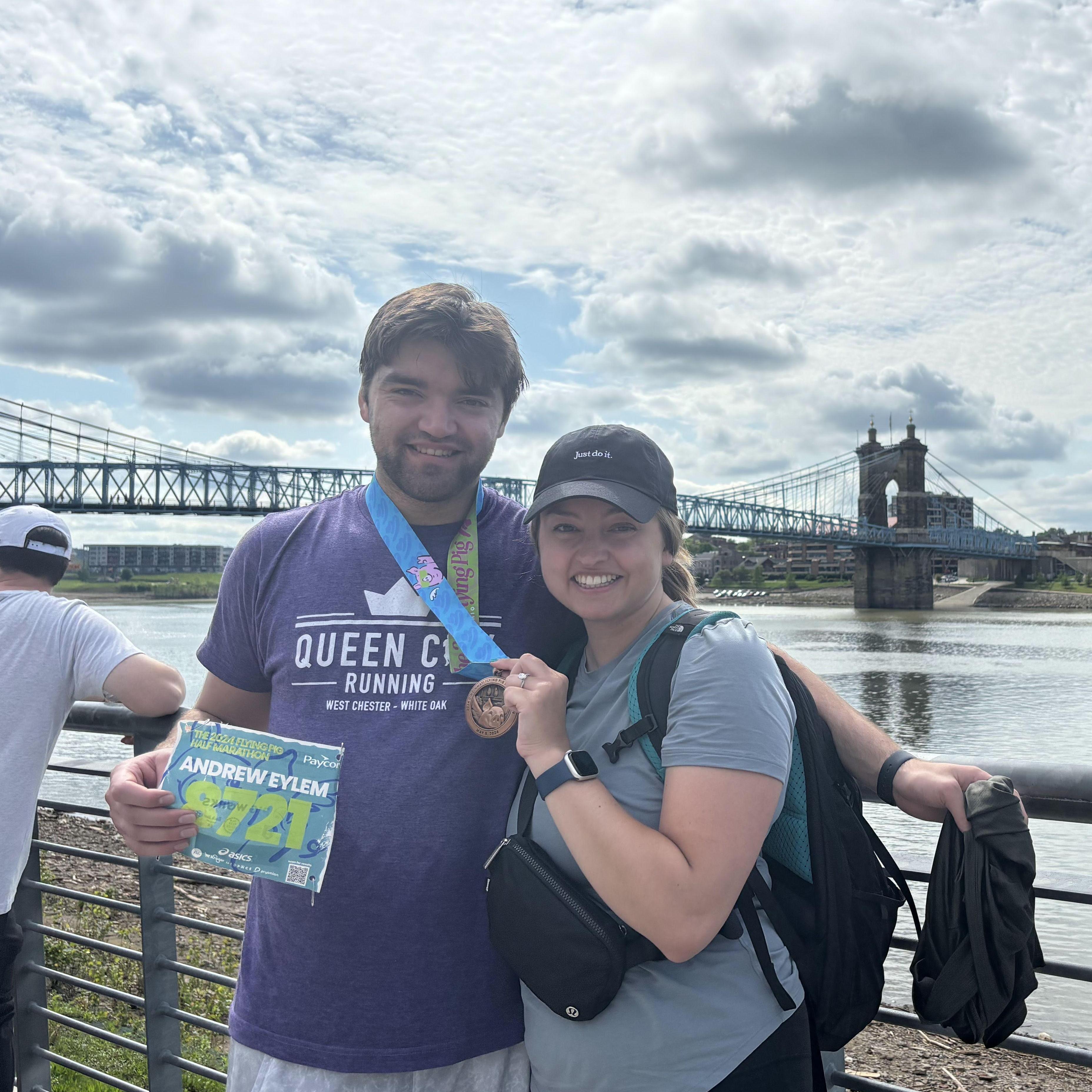 Andrew's first half marathon