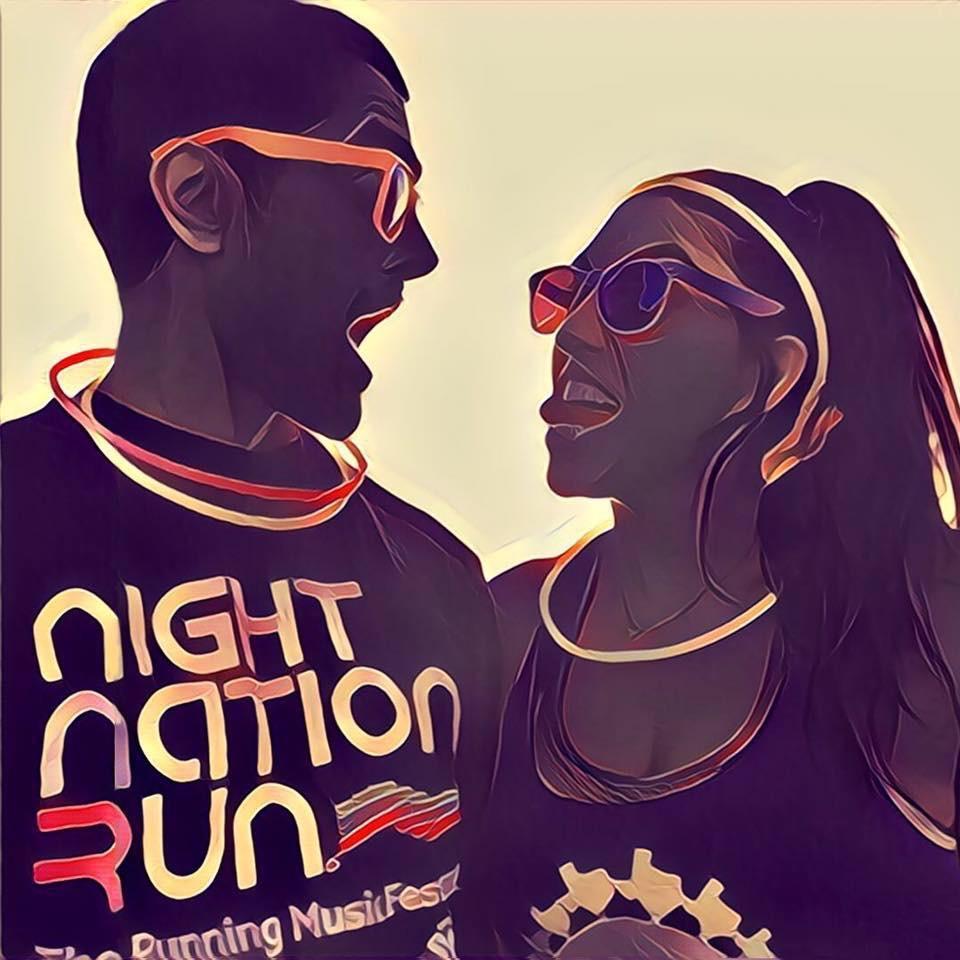 Running and then dancing @ the Night Nation Run