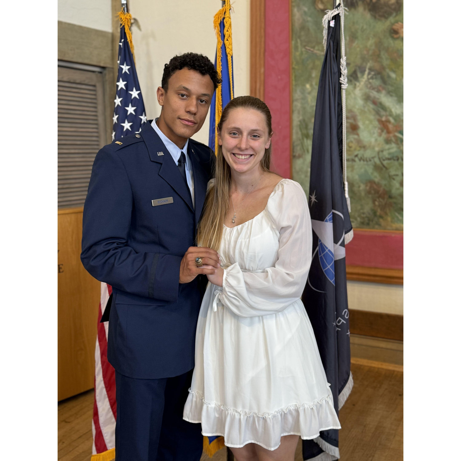 Spring 2025: Simon's commissioning ceremony