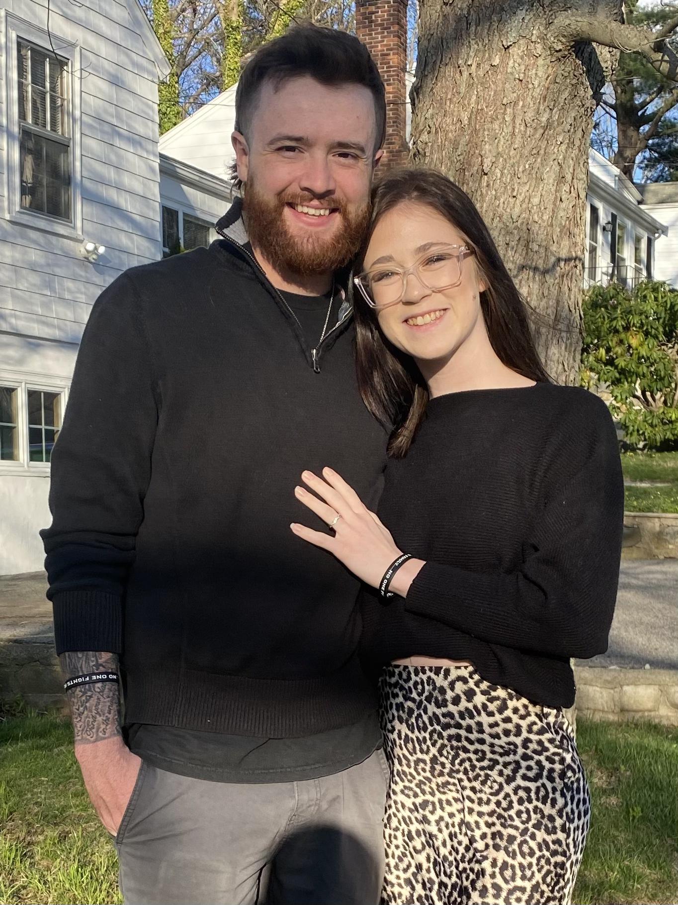 Before we knew we were about to find out we were pregnant!