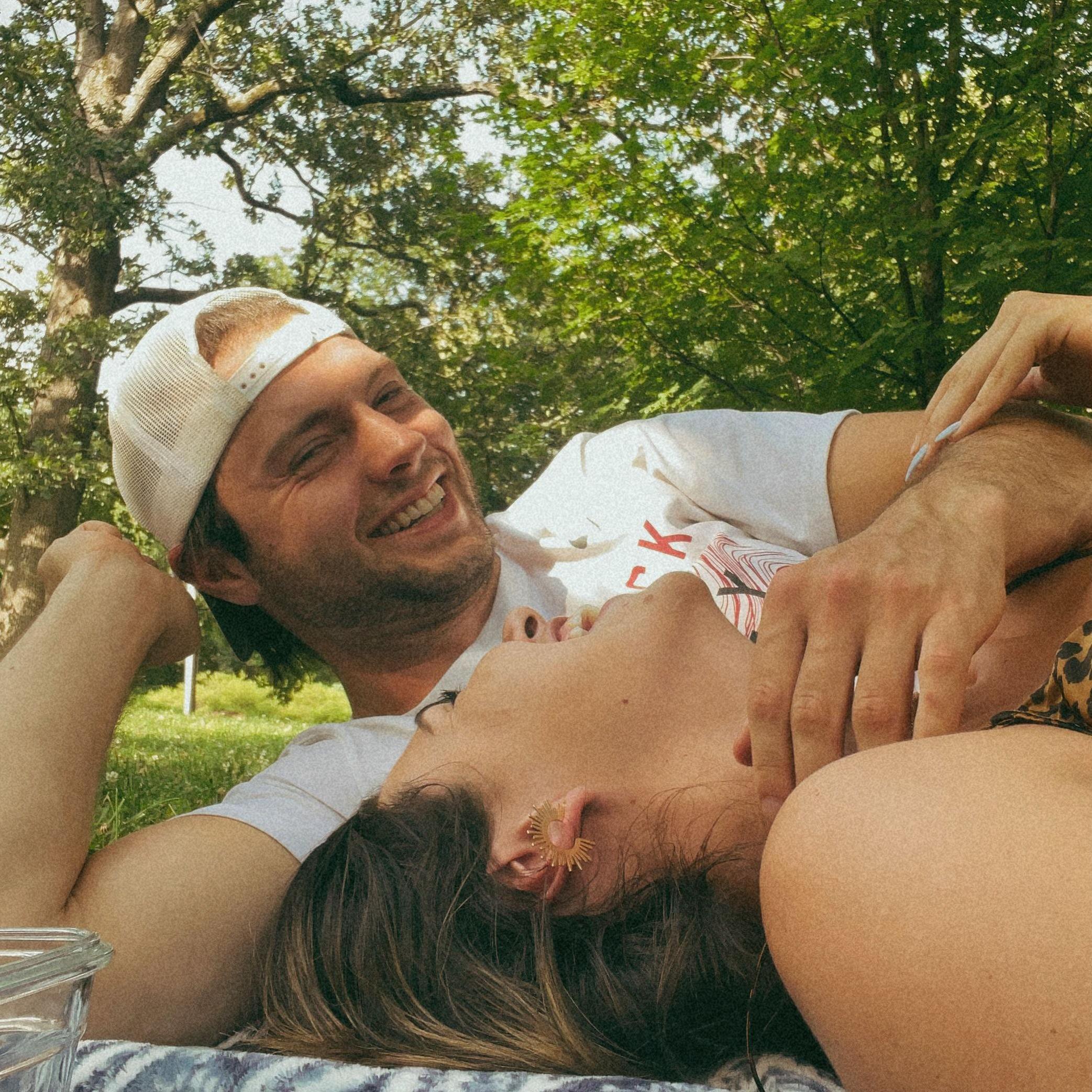 Picnic date when Jamie got back from Europe in June 2022!