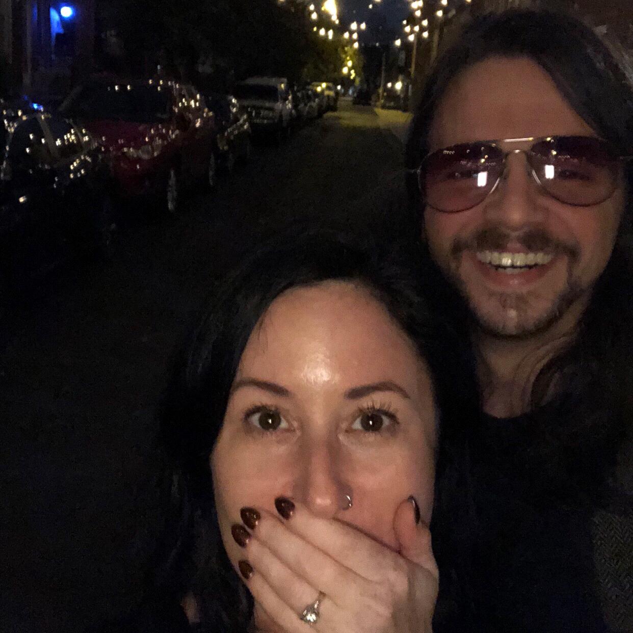 Engaged on Cross St. October 9, 2018