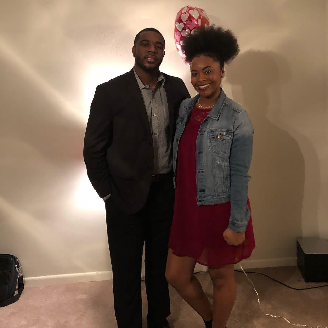 Jayla and Jordan's first Valentine, 2018.
