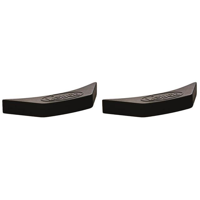 Lodge ASAHH11 Silicone Assist Handle Holder, Black (Pack of 2)