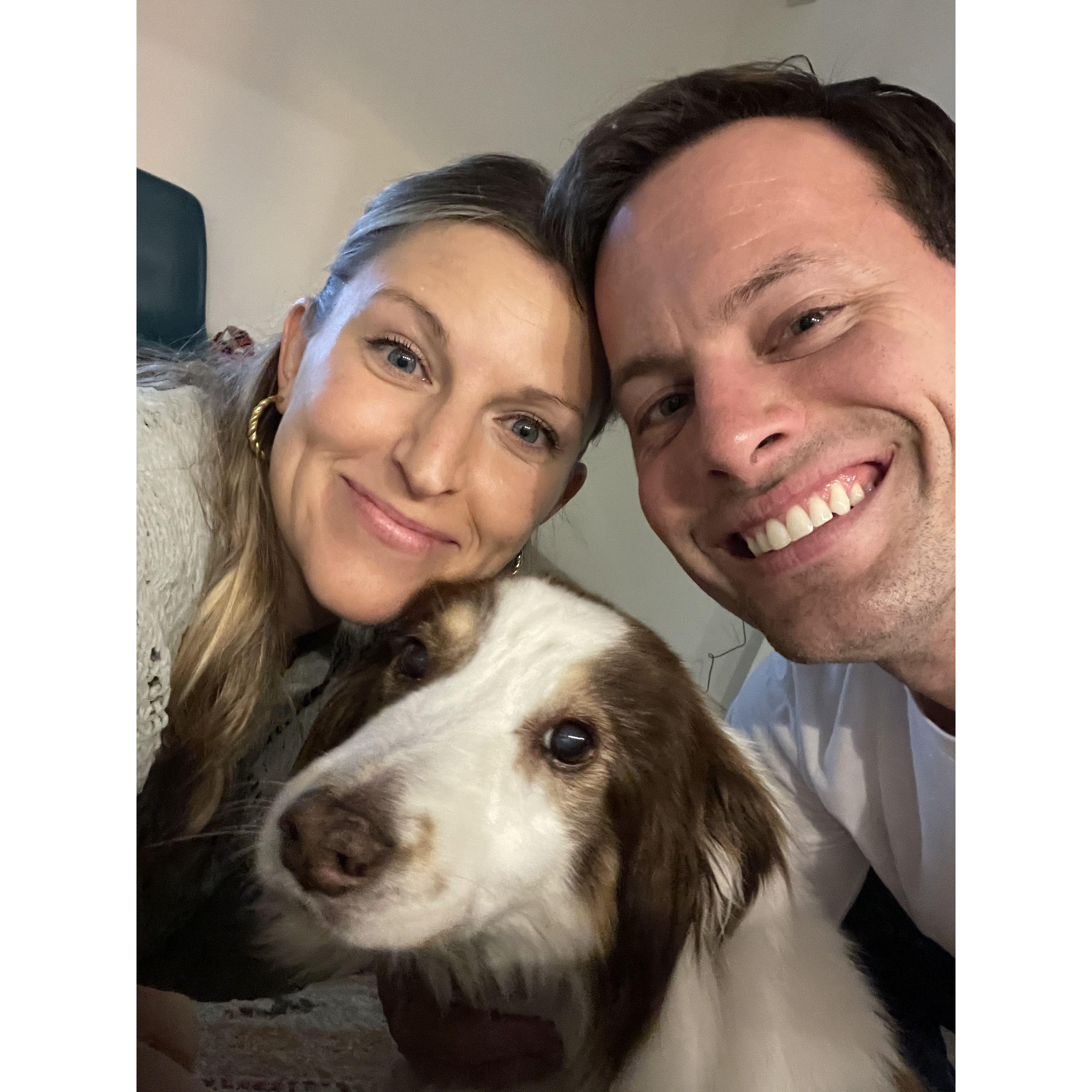 With our sweet Suzie girl.