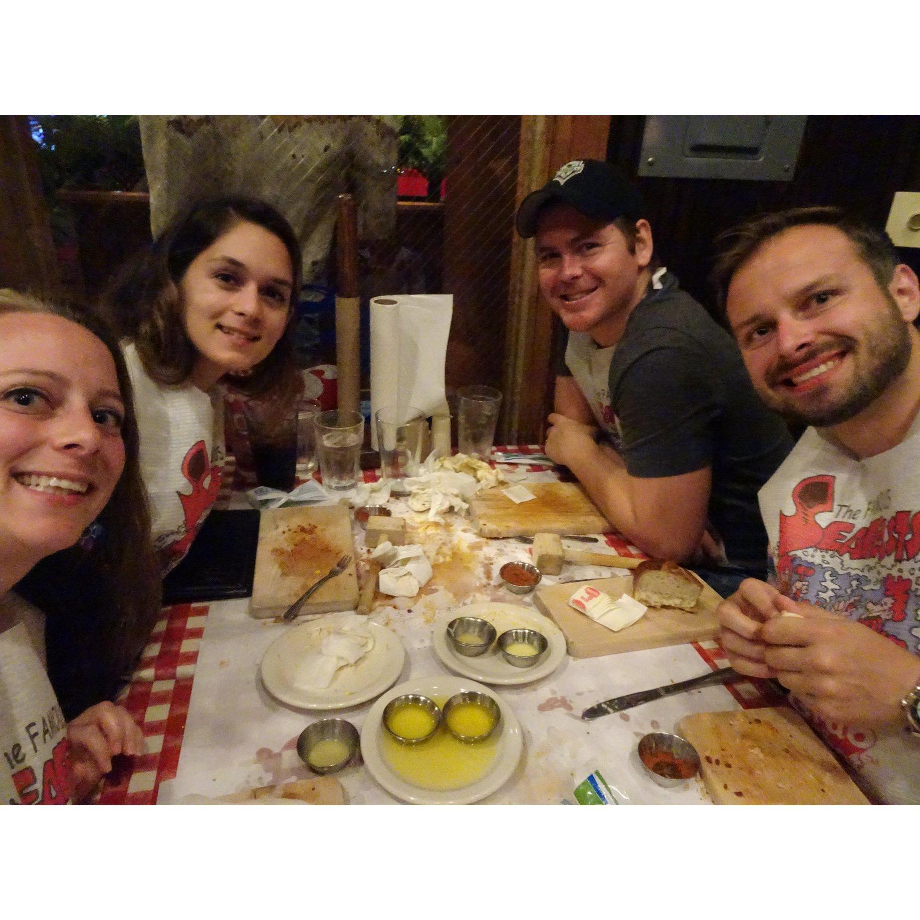 Seattle Seafood Boil with Dunja and Herman, September 2019