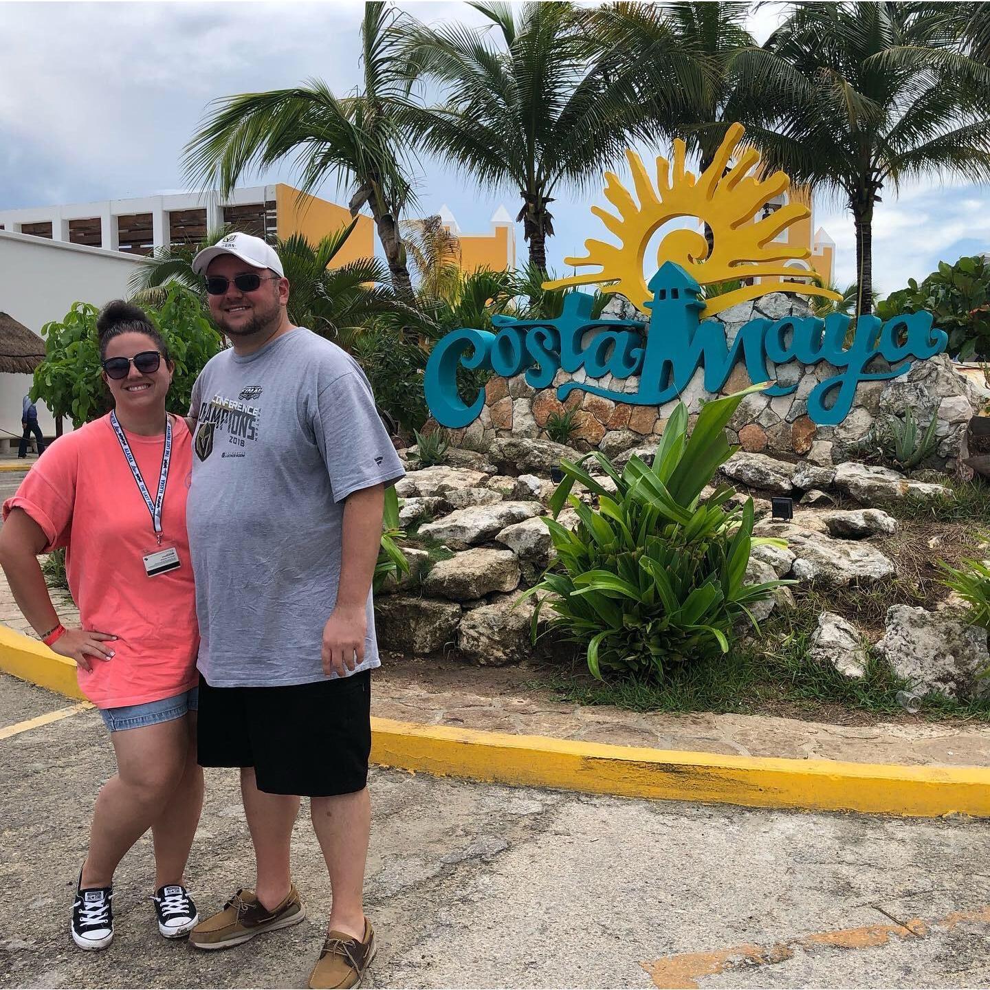 Touristy area of Costa Maya, before we indulged in tacos and Mexican beer. 10/2019