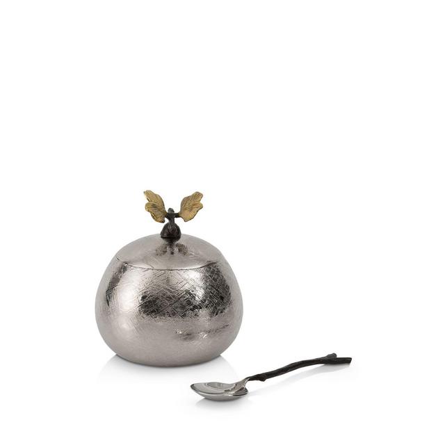Michael Aram Butterfly Ginkgo Pot w/ Spoon