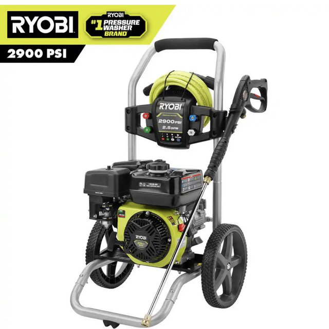 RYOBI 2900 PSI 2.5 GPM Cold Water Gas Pressure Washer with 212cc Engine