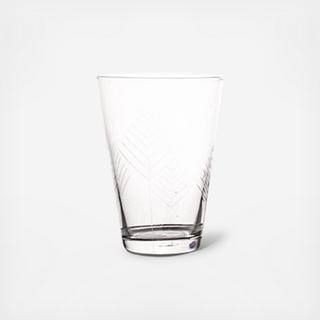 Sienna Linear Etched Wine Glasses, Set of 6