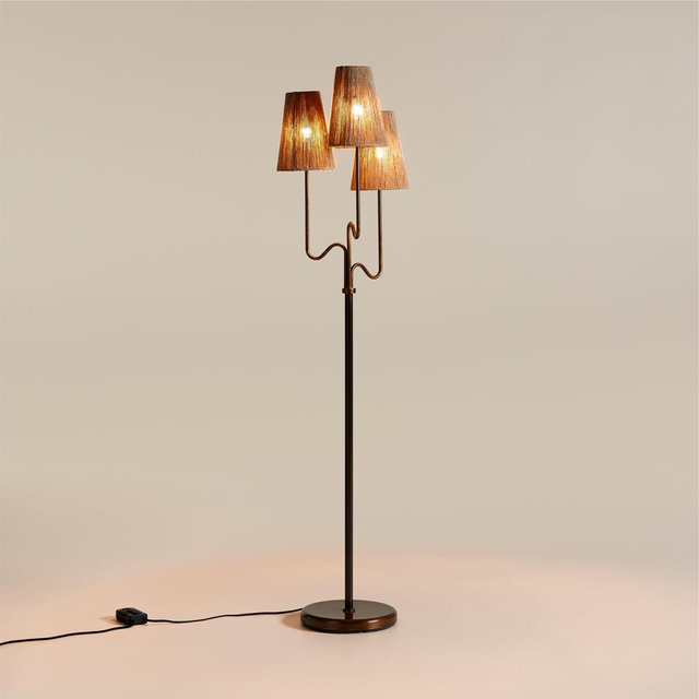 Ellery 3-Light Floor Lamp 68" by Jake Arnold