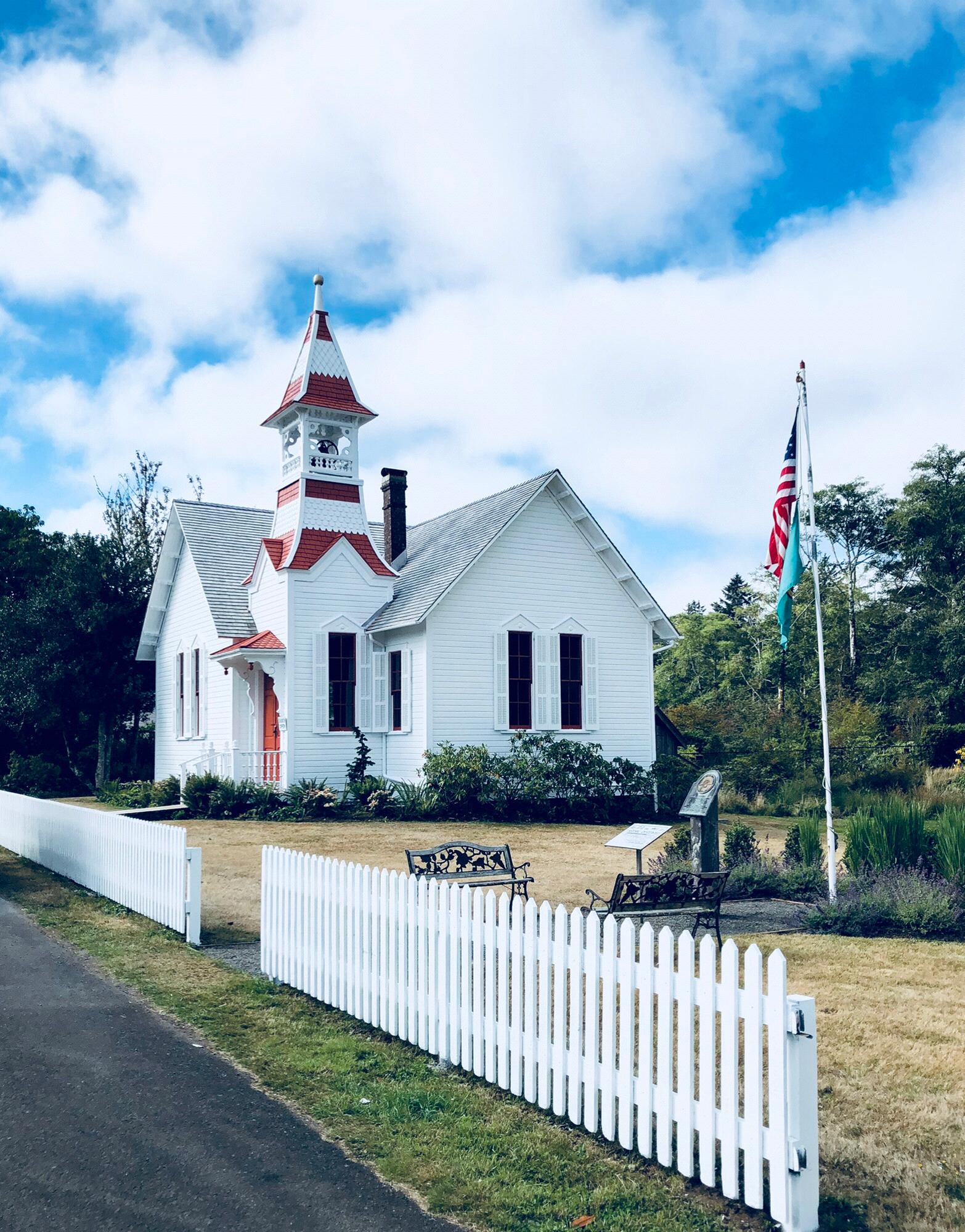 Oysterville church,  1892