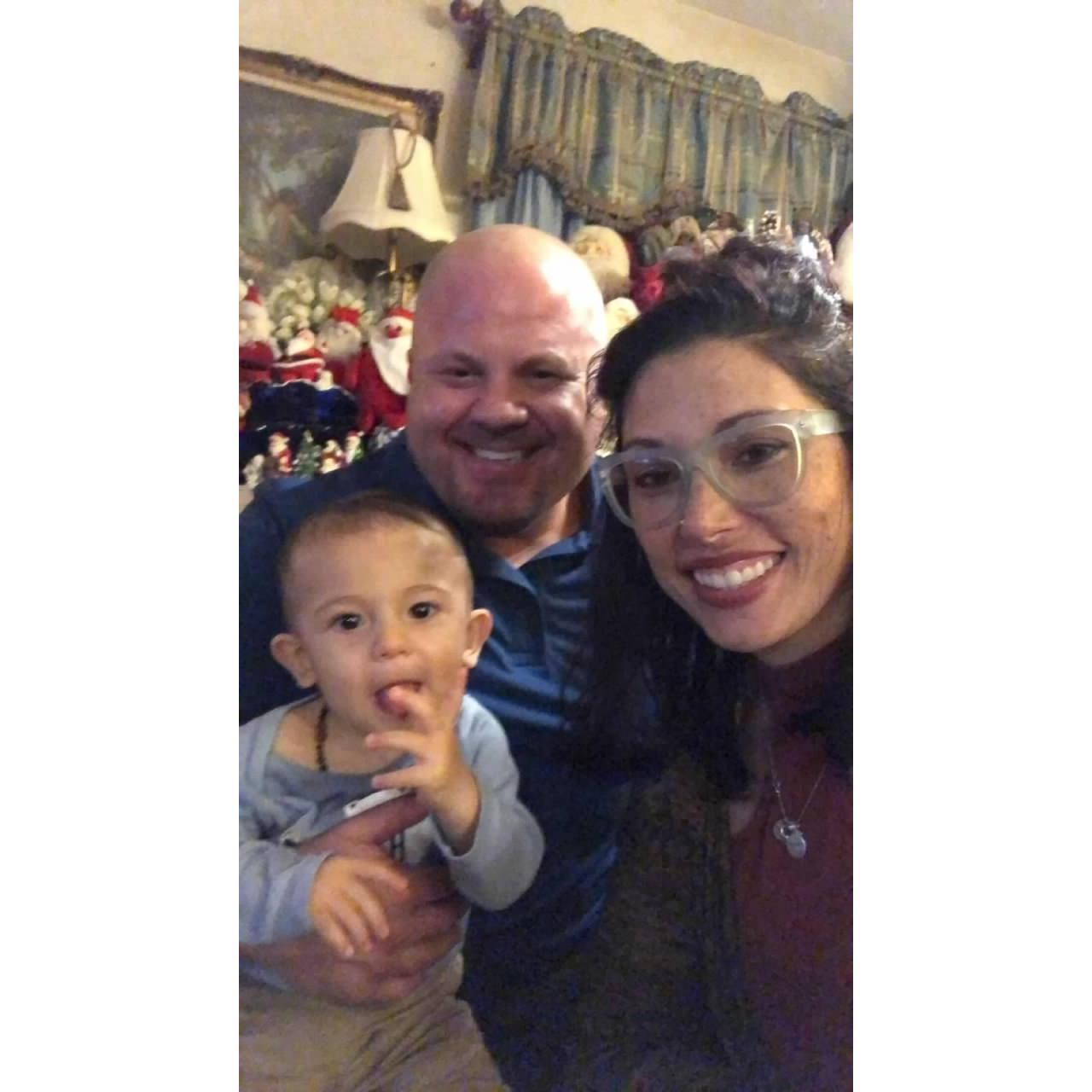 Mommy's hair got pulled right after this photo