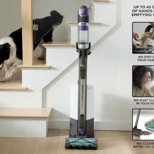 Shark - PowerDetect Clean & Empty Cordless Stick Vacuum & Auto-Empty System with Powerful Suction - Dark Gray