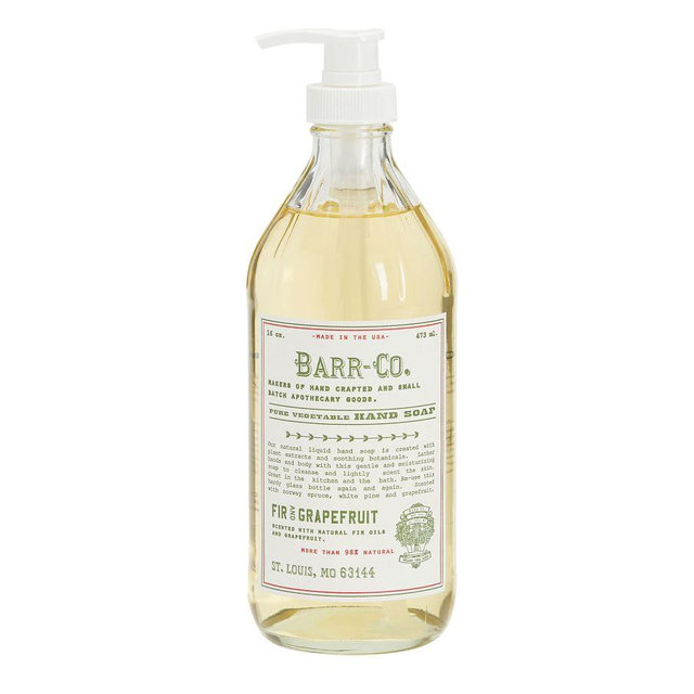 Barr-Co. Fir & Grapefruit, Liquid Soap Pump, 16 oz.