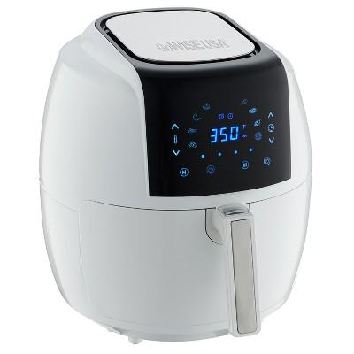 GoWISE USA 5.8 Quart 1700 Watt 8-in-1 Programmable Digital Air Fryer XL, White