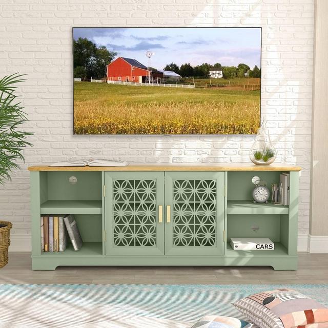 Decorative TV Stand for TVs up to 70" Green - Festivo