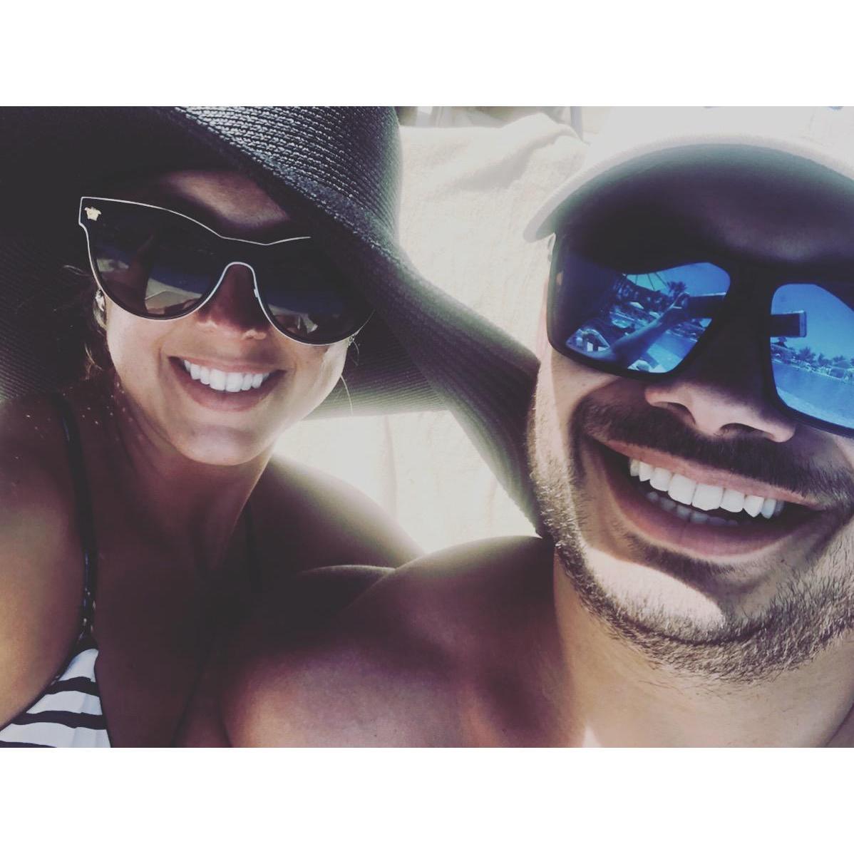 La Romana. We. Were. Finally. Engaged. I was excited to rock my new hat, shades, and my fresh bling. 💍