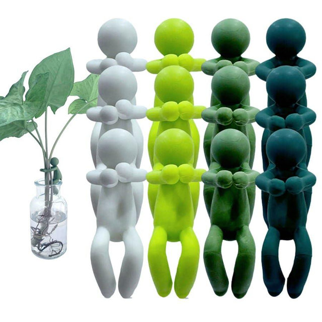 Famiphotogifts Plant Propagation Buddy – Plant Cutting Holders for Sprouts, Stems & Shoots, Cute & Sturdy Plant Supports for Indoor Gardens & Propagation Stations, for Plant Lovers (4 Colors, 12pcs)