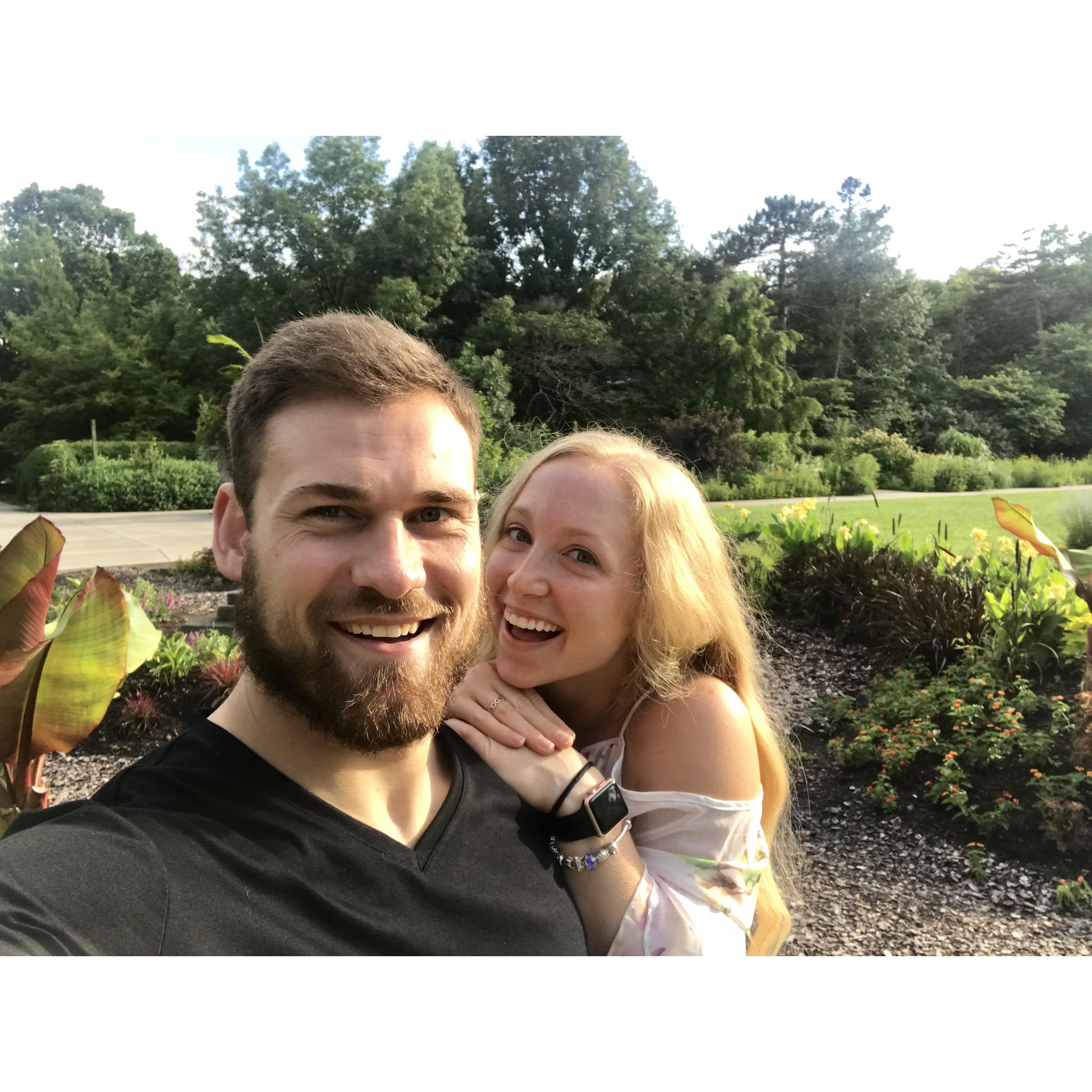 Our 1 year dating anniversary!
July 2018.