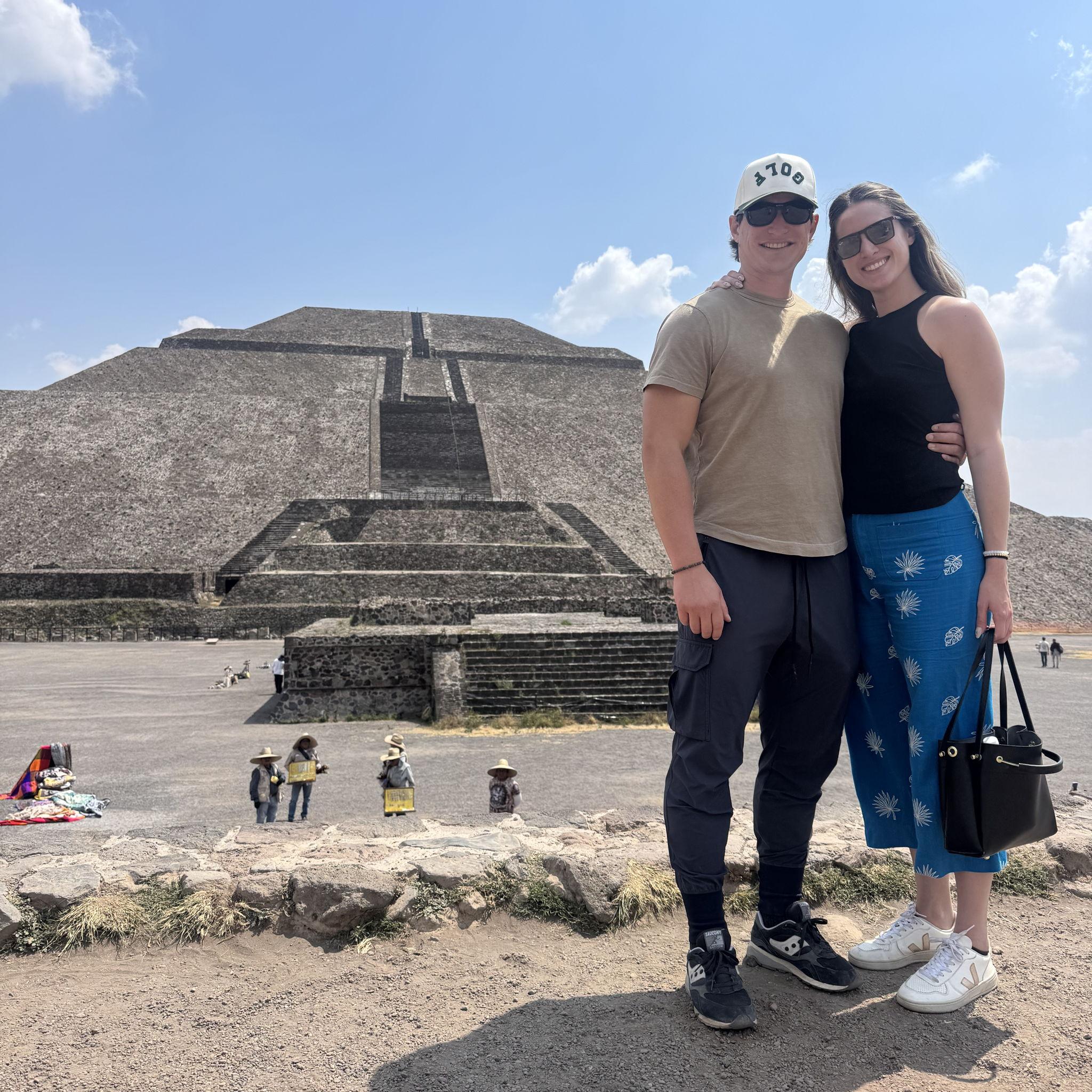 Visiting the Pyramids in Mexico!