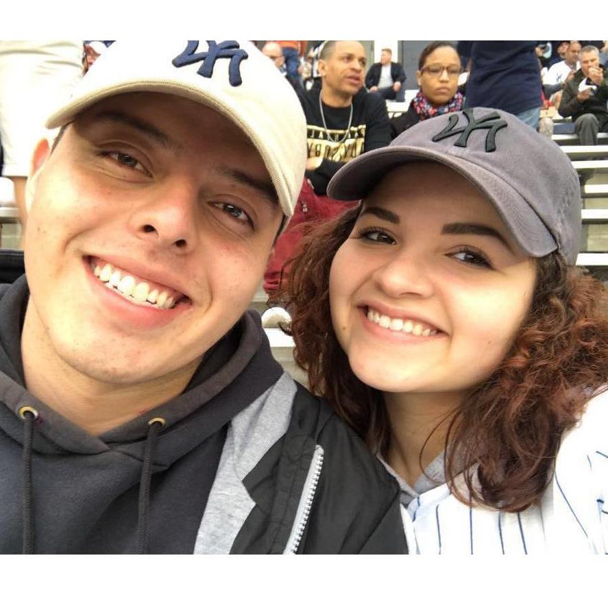 our first Yankee game, 2017
