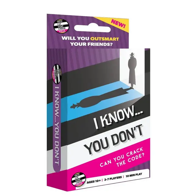 Dolphin Hat Games I Know You Don't Card Game
