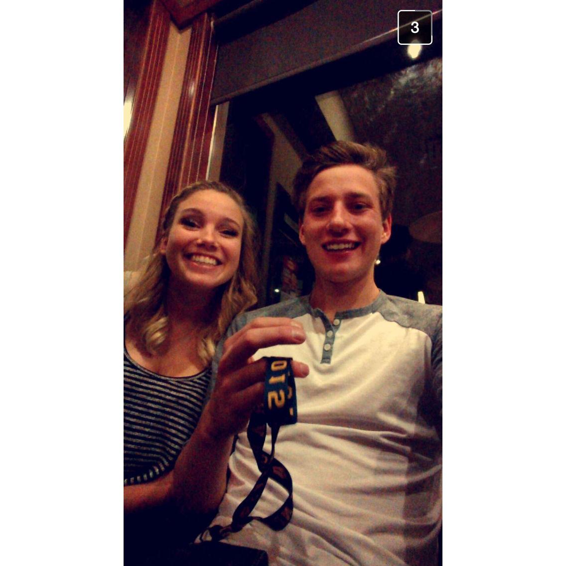 Us after a night out for Cassidy's 18th birthday.