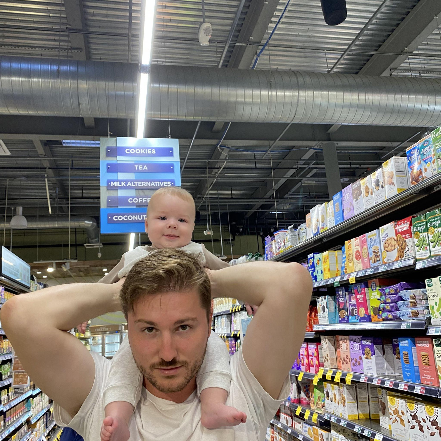 Hot dad in whole foods