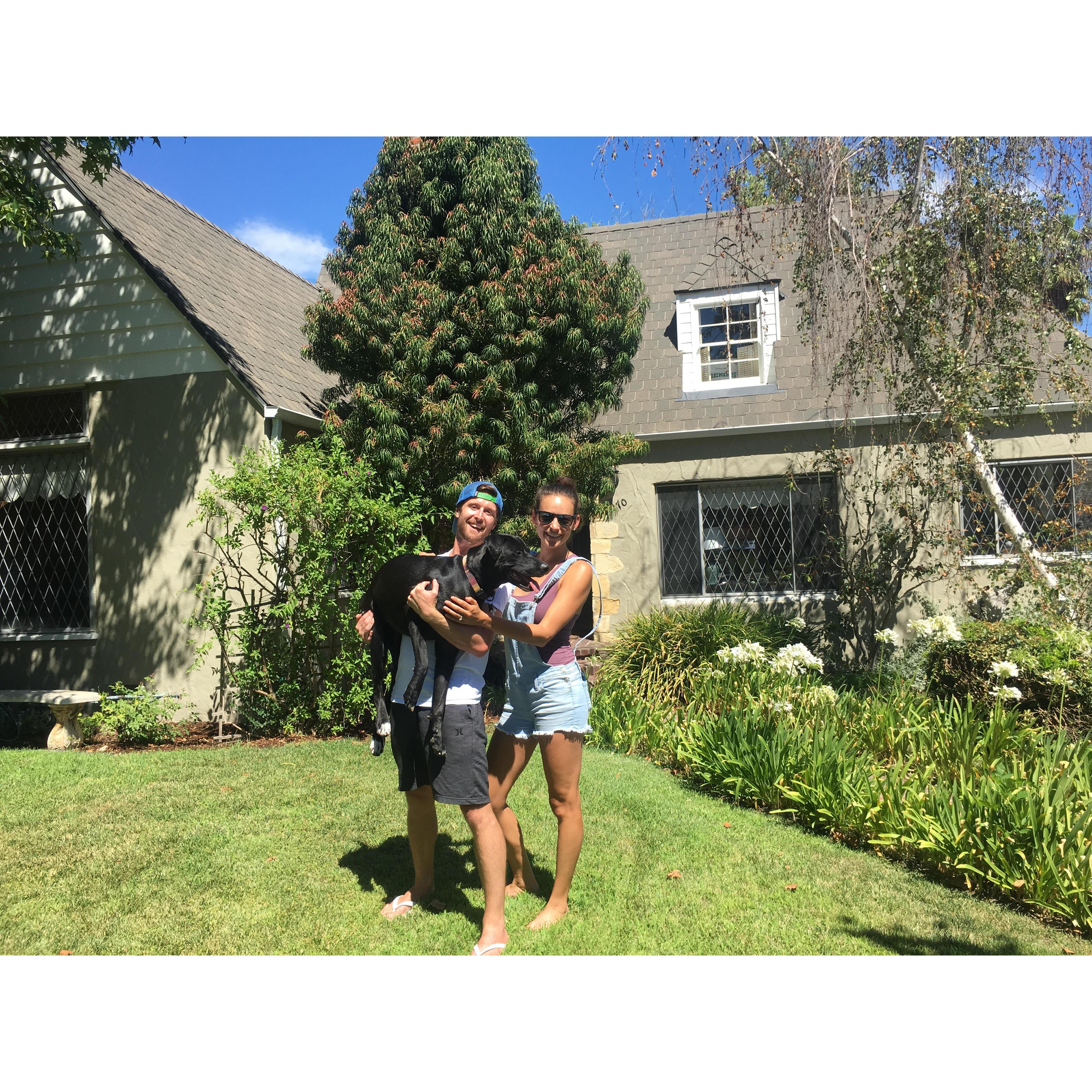 Move in day to our first home!