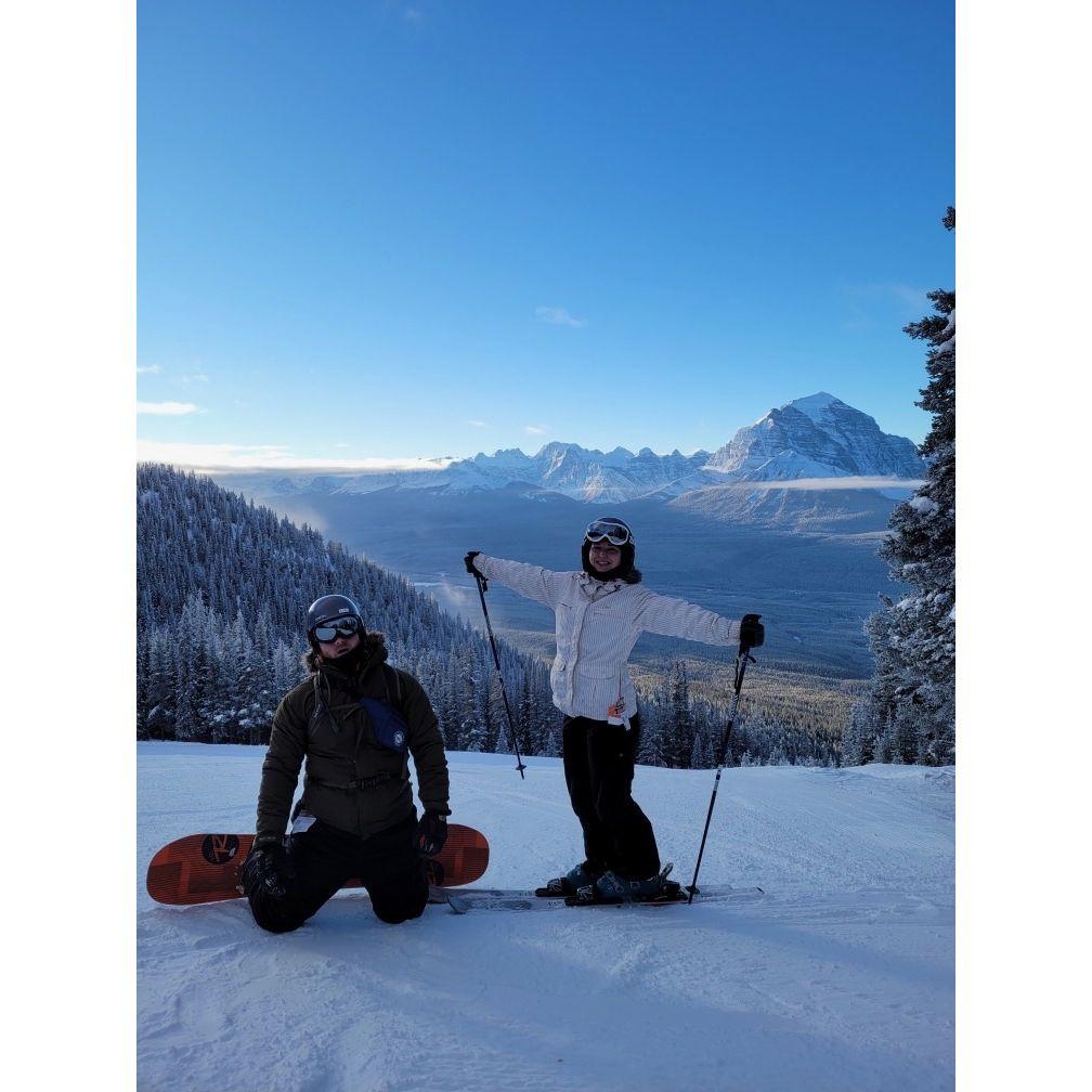 Ben's in Pain, Kelly's having a great time in Banff, Canada