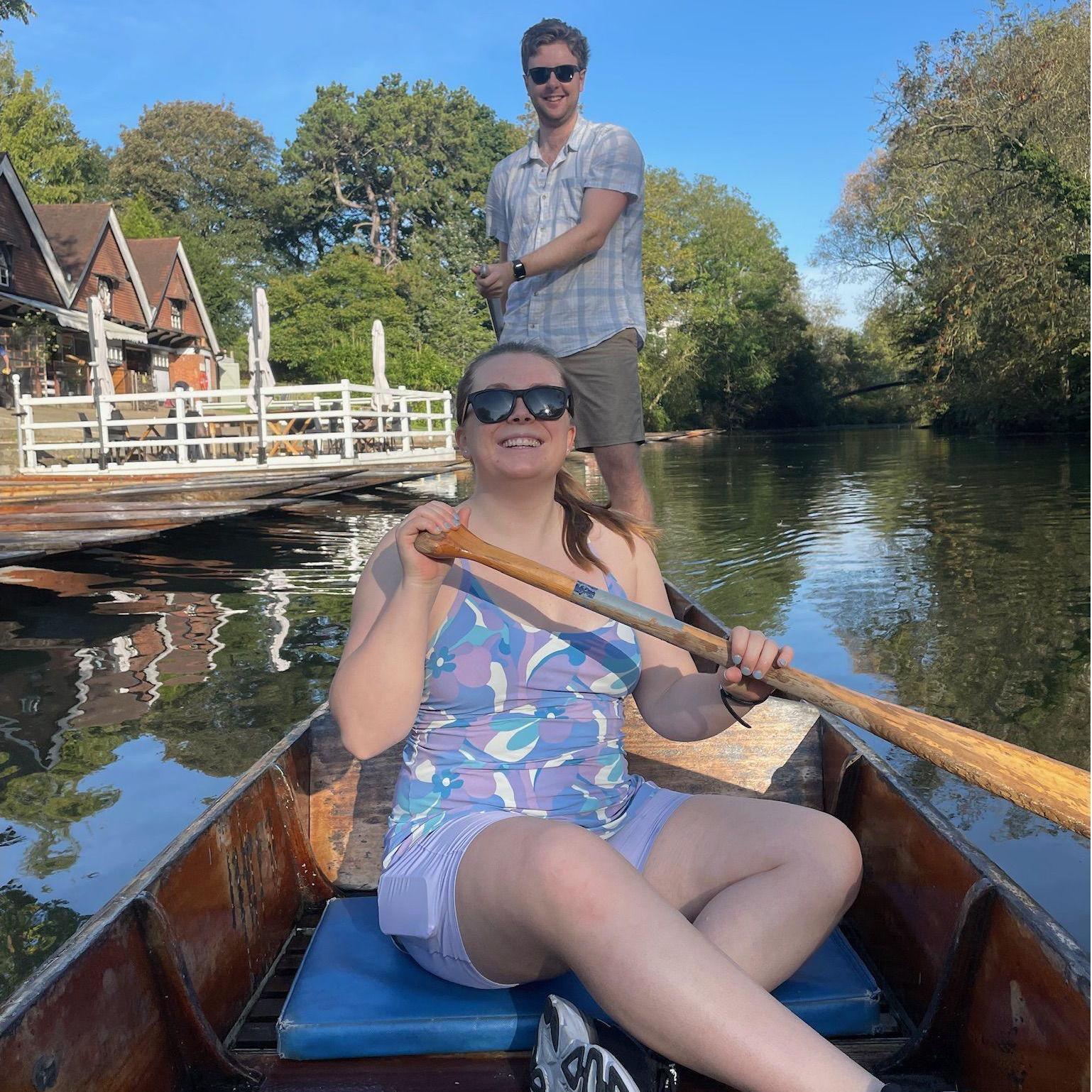Punting in Oxford!