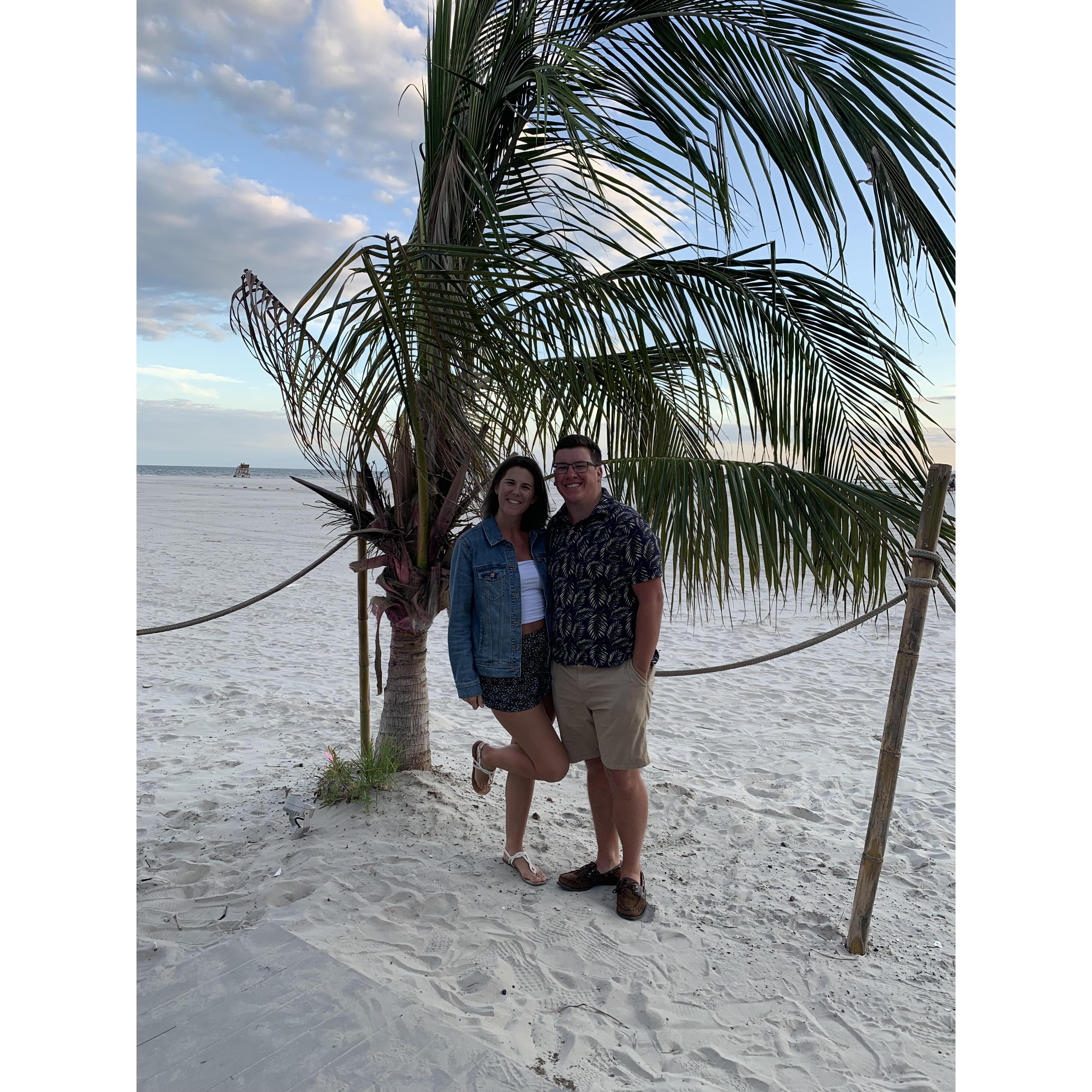 Beach trip together in 2018
