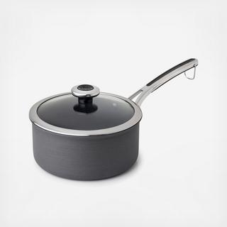 Clean Pan Hard Anodized Nonstick Sauce Pot with Lid
