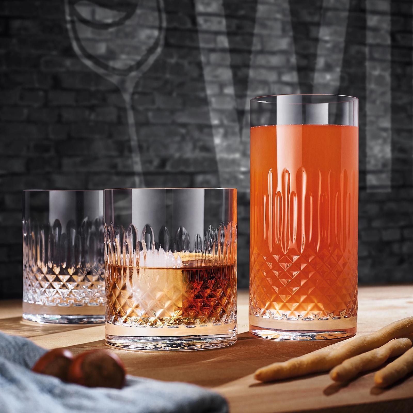Luigi Bormioli, Mixology Textures Highball Glass, Set of 4 | Zola