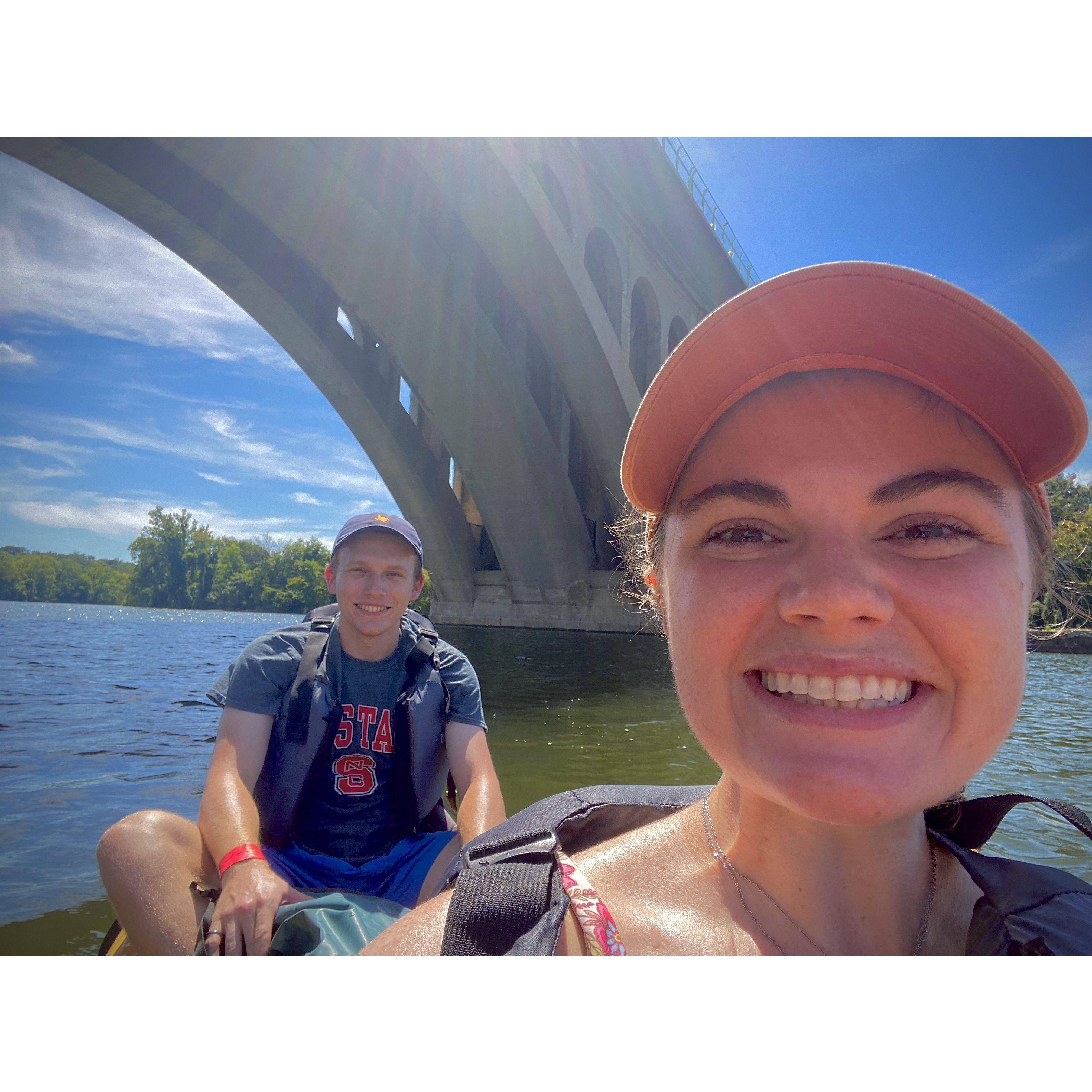Canoeing on the Potomac