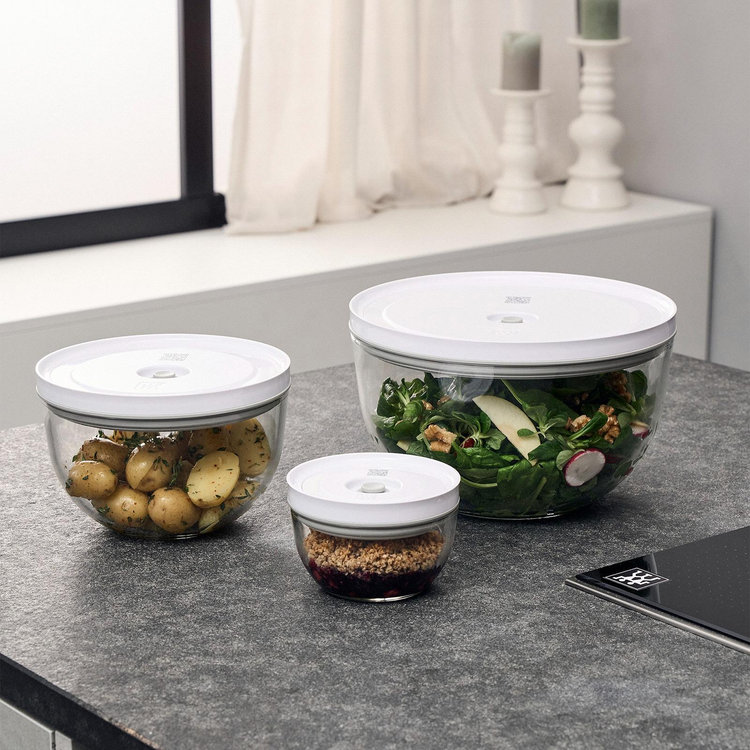 ZWILLING, Fresh & Save 9-Piece Glass Vacuum Bowl Starter Set | Zola