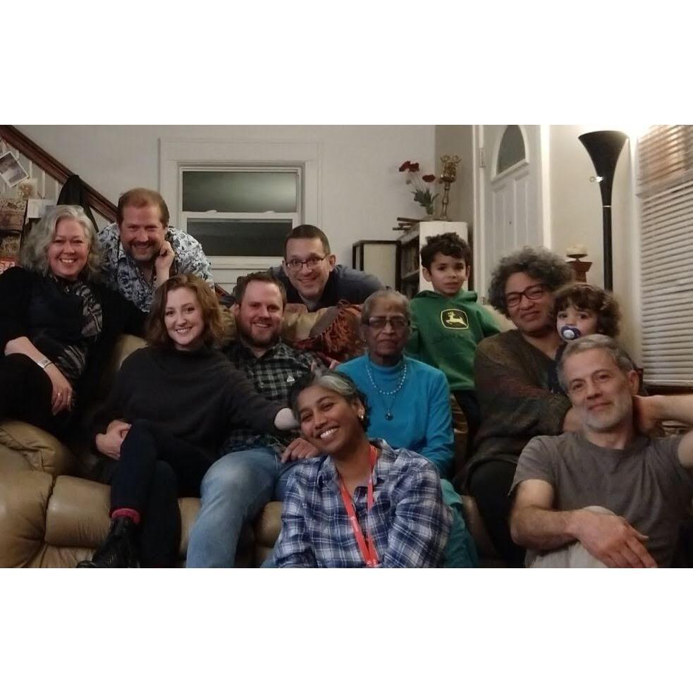 With friends in Elkhart