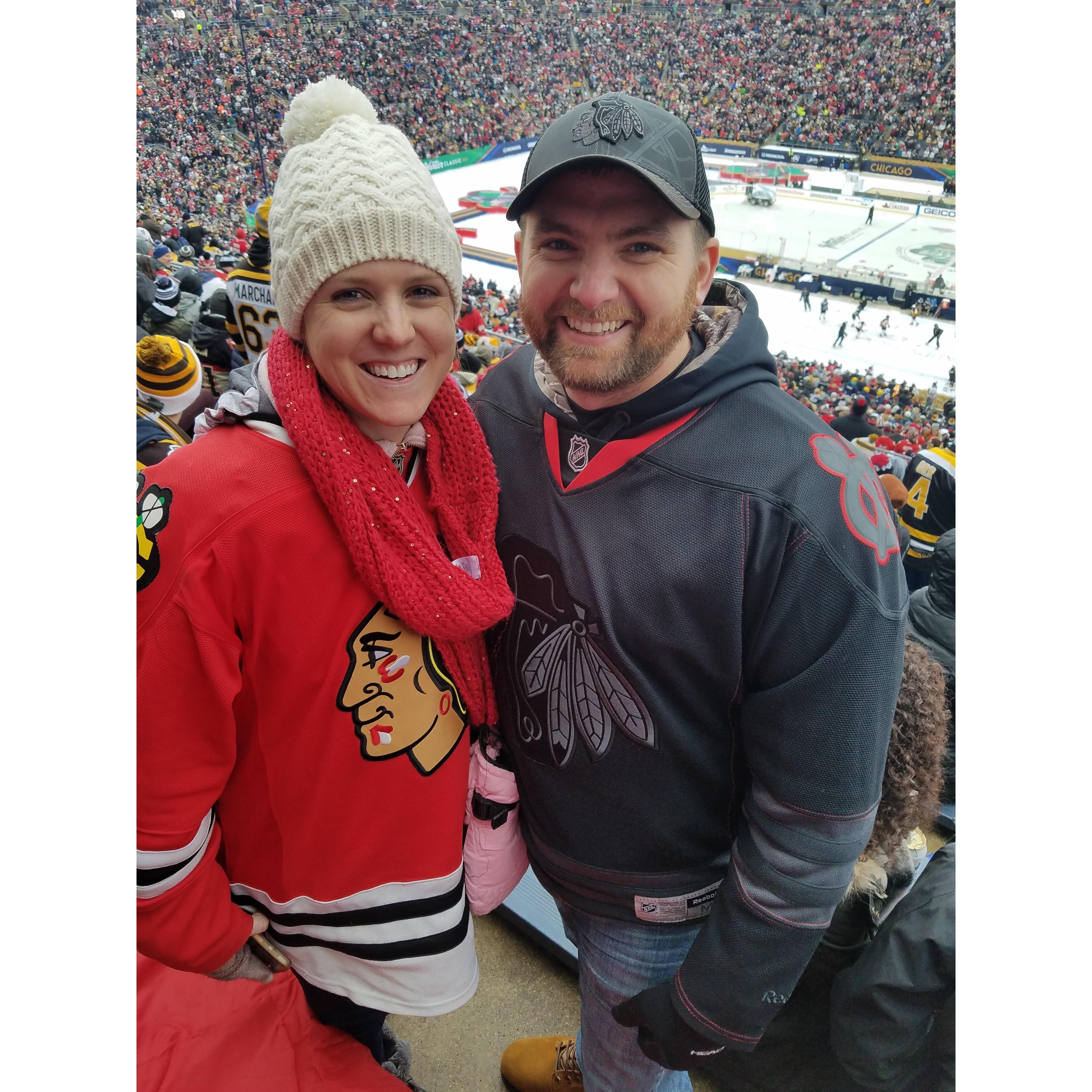 New Years Day 2019!
Winter Classic Blackhawks Game @ Notre Dame