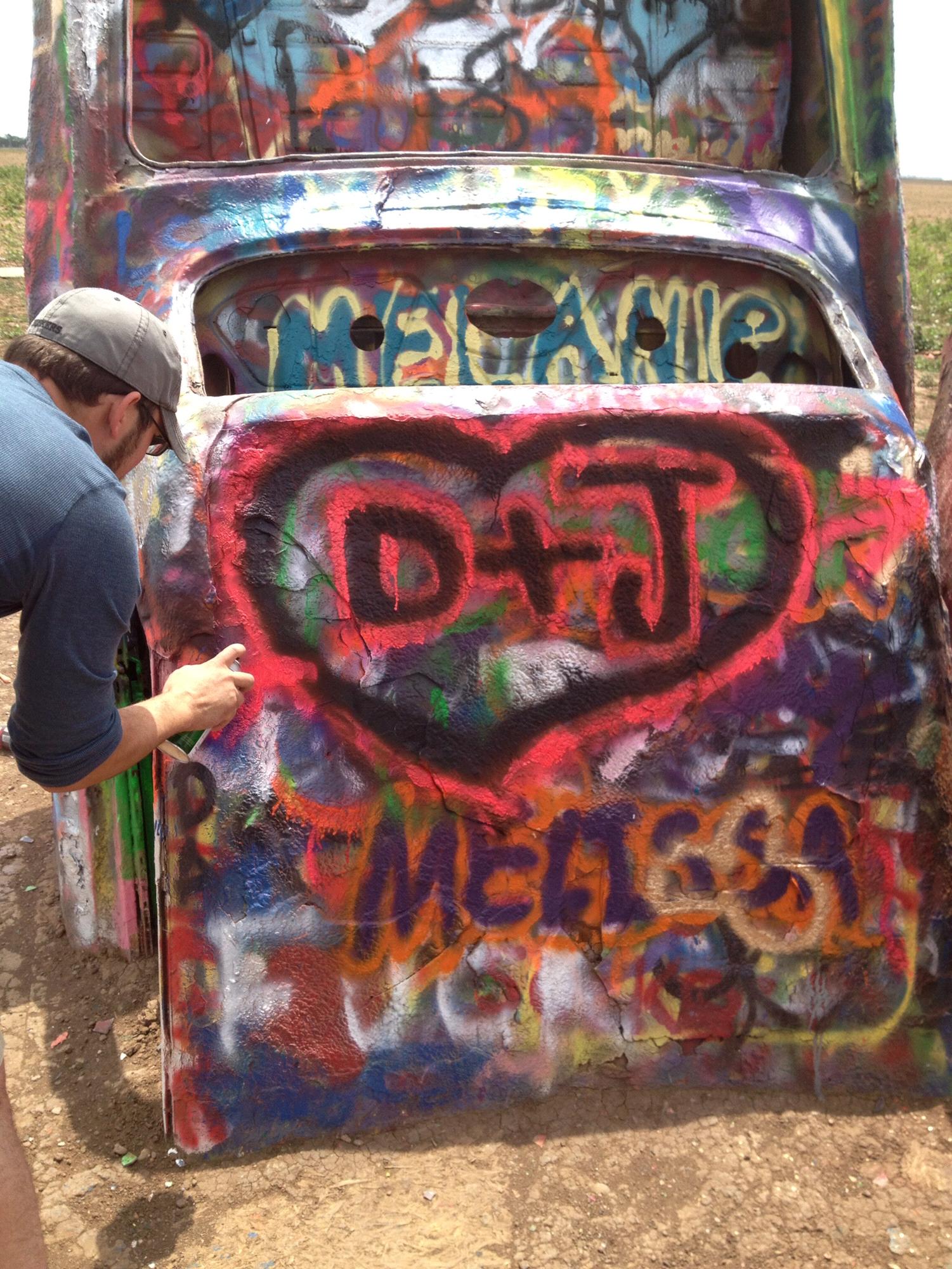 Cadillac Ranch outside of Amarillo