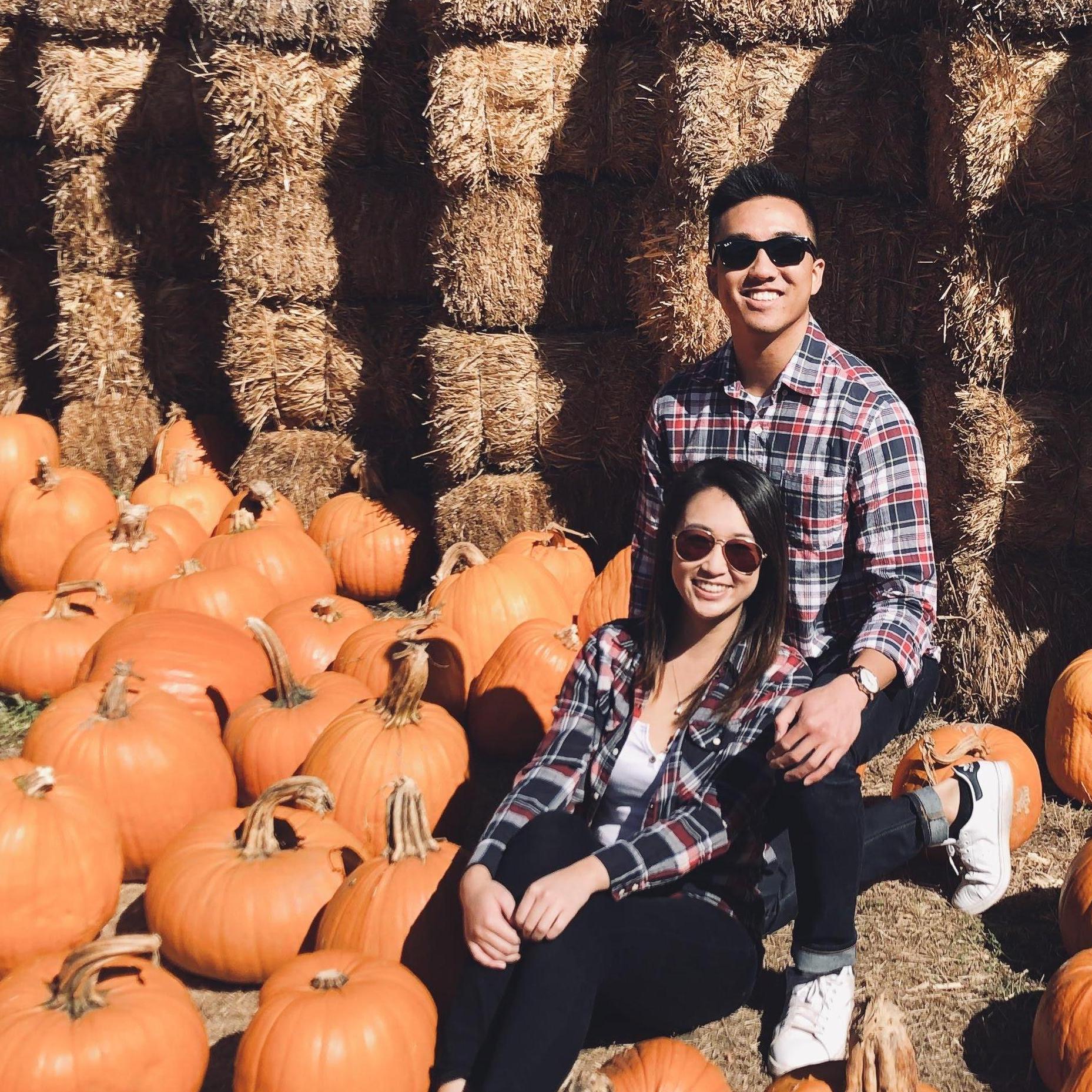 At the pumpkin patch :)