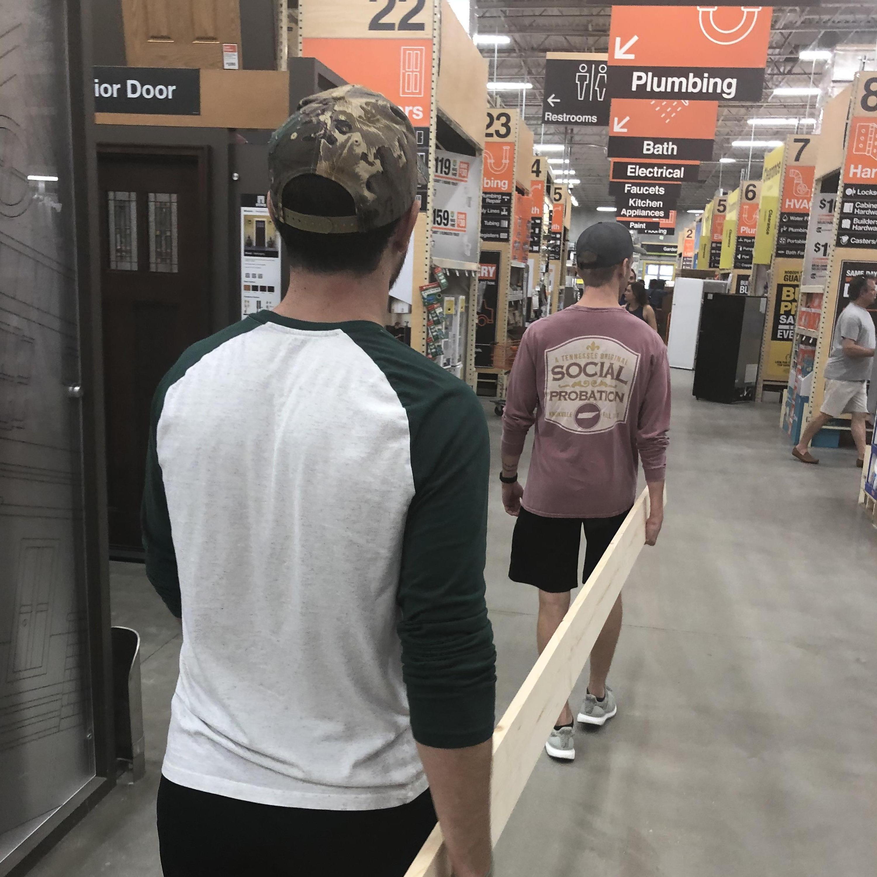 A short season when Nate and his friend Matt were wooing Hailey and her friend Cydney. They came over every day and made several trips to Home Depot to put up string lights in the backyard!